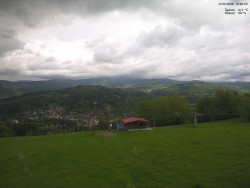 Pohled na Krkonoše
