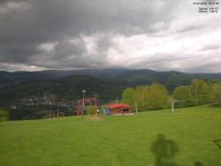 Pohled na Krkonoše