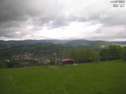 Pohled na Krkonoše