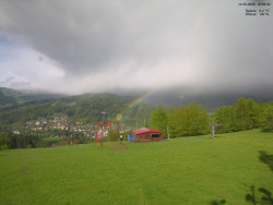 Pohled na Krkonoše