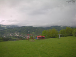 Pohled na Krkonoše