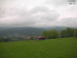 Pohled na Krkonoše