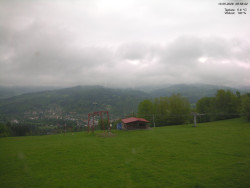 Pohled na Krkonoše