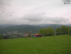 Pohled na Krkonoše