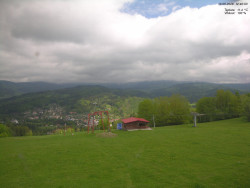 Pohled na Krkonoše