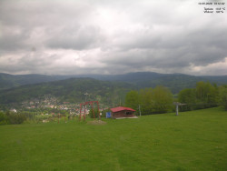 Pohled na Krkonoše