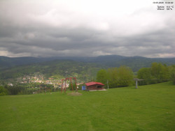 Pohled na Krkonoše