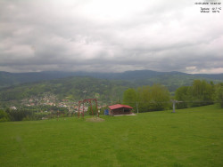 Pohled na Krkonoše