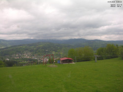 Pohled na Krkonoše