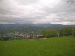 Pohled na Krkonoše