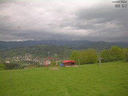 Pohled na Krkonoše