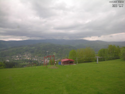 Pohled na Krkonoše