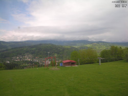 Pohled na Krkonoše