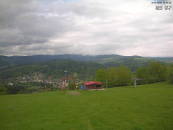 Pohled na Krkonoše