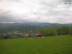 Pohled na Krkonoše