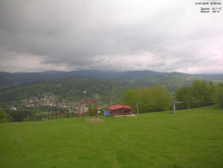 Pohled na Krkonoše