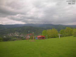 Pohled na Krkonoše