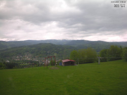 Pohled na Krkonoše