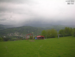 Pohled na Krkonoše
