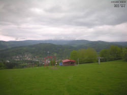 Pohled na Krkonoše