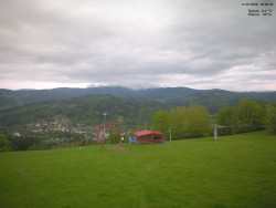 Pohled na Krkonoše