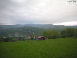 Pohled na Krkonoše