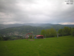 Pohled na Krkonoše