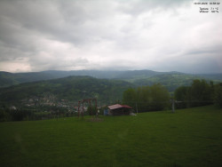 Pohled na Krkonoše