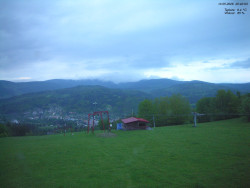 Pohled na Krkonoše
