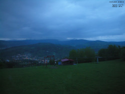 Pohled na Krkonoše