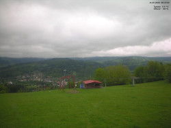 Pohled na Krkonoše