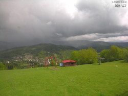 Pohled na Krkonoše