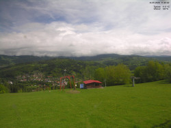 Pohled na Krkonoše