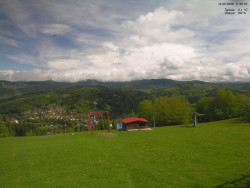 Pohled na Krkonoše