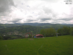 Pohled na Krkonoše