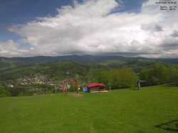 Pohled na Krkonoše
