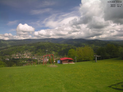 Pohled na Krkonoše