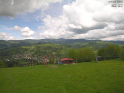 Pohled na Krkonoše