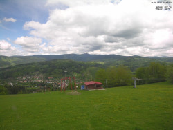 Pohled na Krkonoše