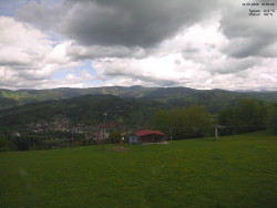 Pohled na Krkonoše