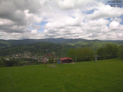 Pohled na Krkonoše