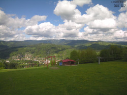 Pohled na Krkonoše