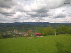 Pohled na Krkonoše