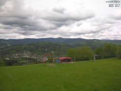Pohled na Krkonoše