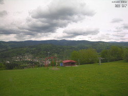 Pohled na Krkonoše
