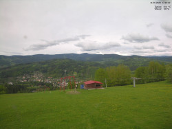 Pohled na Krkonoše