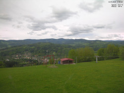 Pohled na Krkonoše