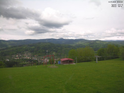 Pohled na Krkonoše