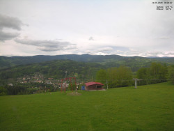 Pohled na Krkonoše