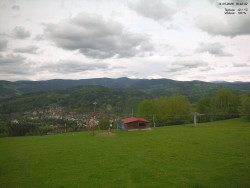 Pohled na Krkonoše